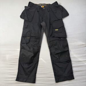 NWT Snickers Workwear AllroundWork Stretch Mens Work Pants Black 42 x 32 U6251